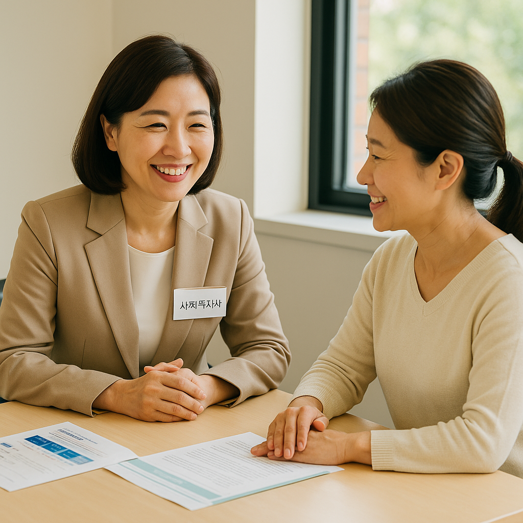 센터에서 고객상담